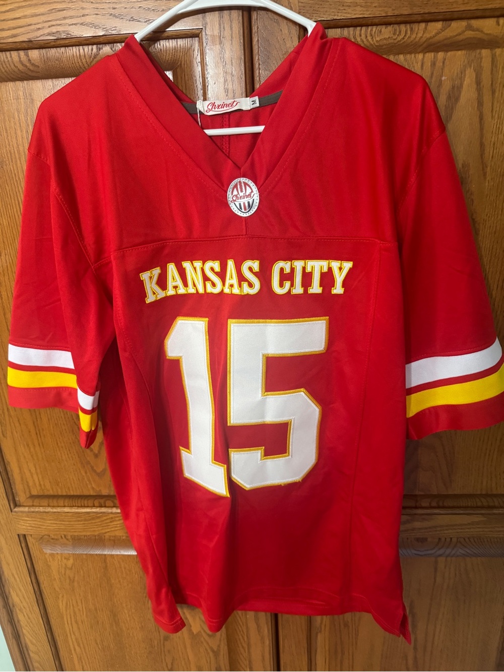 Kansas City #15 Red Football Jersey